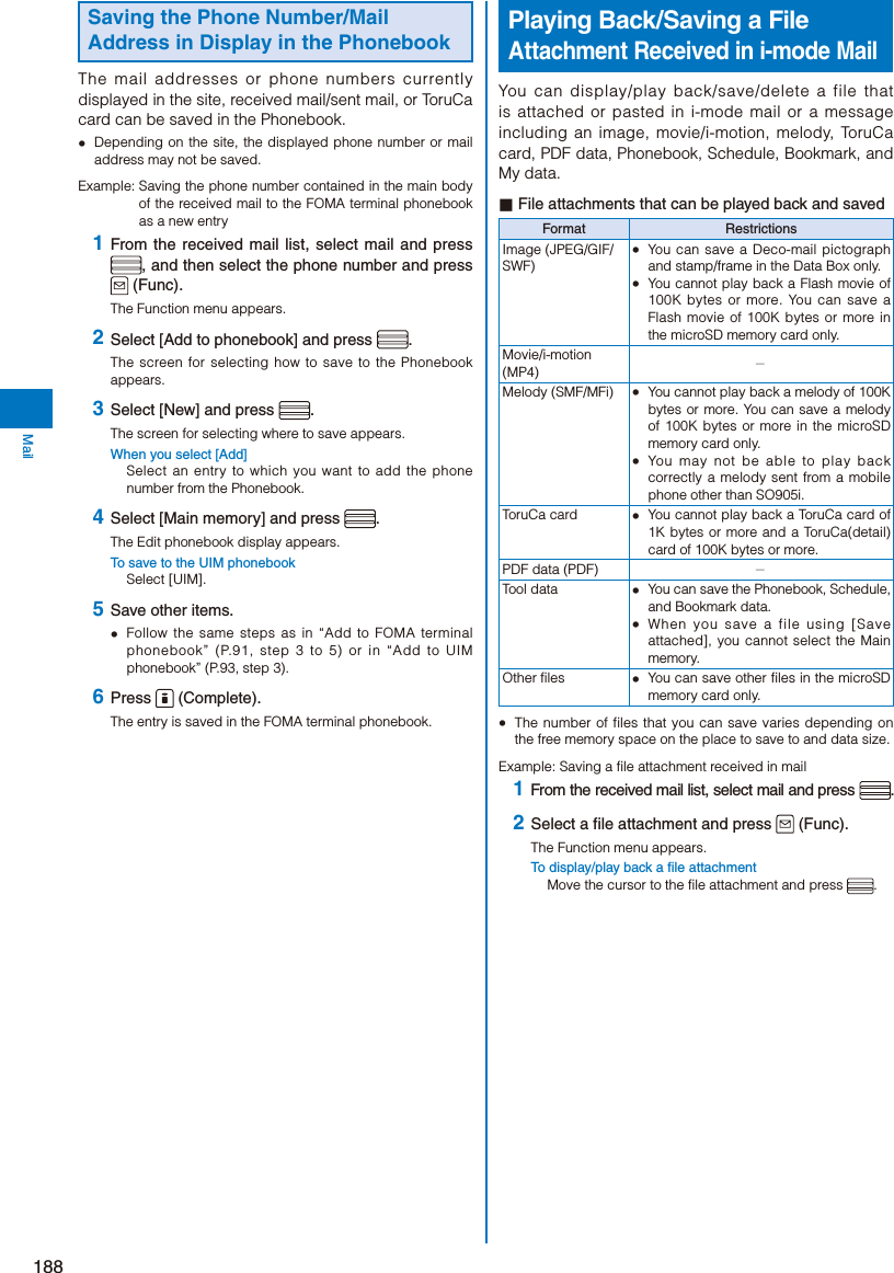 Page 190 of Sony A3624011 Licensed transmitter User Manual 