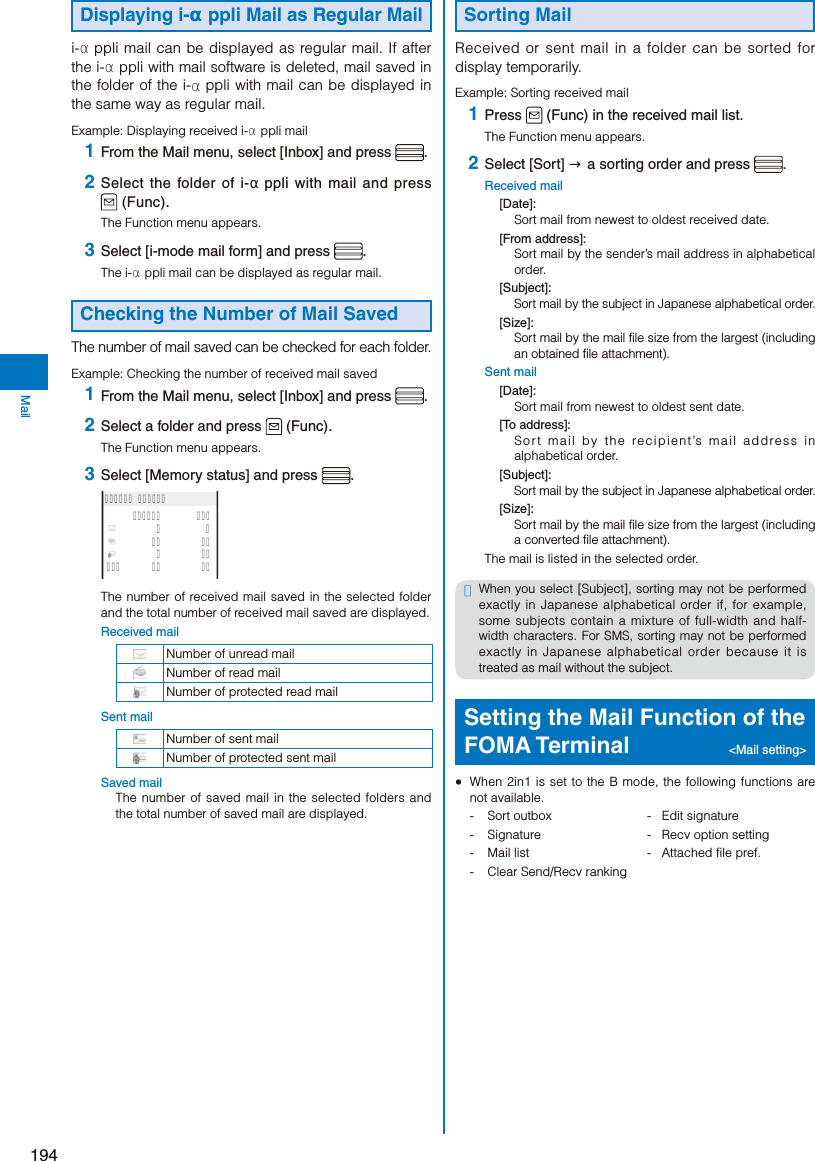 Page 196 of Sony A3624011 Licensed transmitter User Manual 