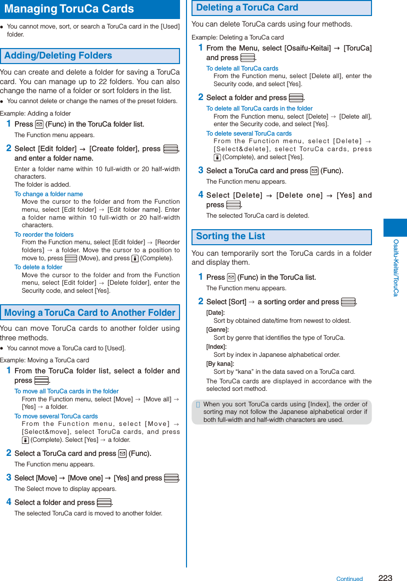 Page 225 of Sony A3624011 Licensed transmitter User Manual 