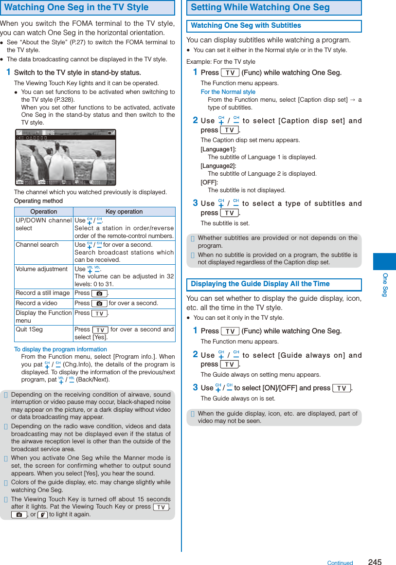 Page 247 of Sony A3624011 Licensed transmitter User Manual 