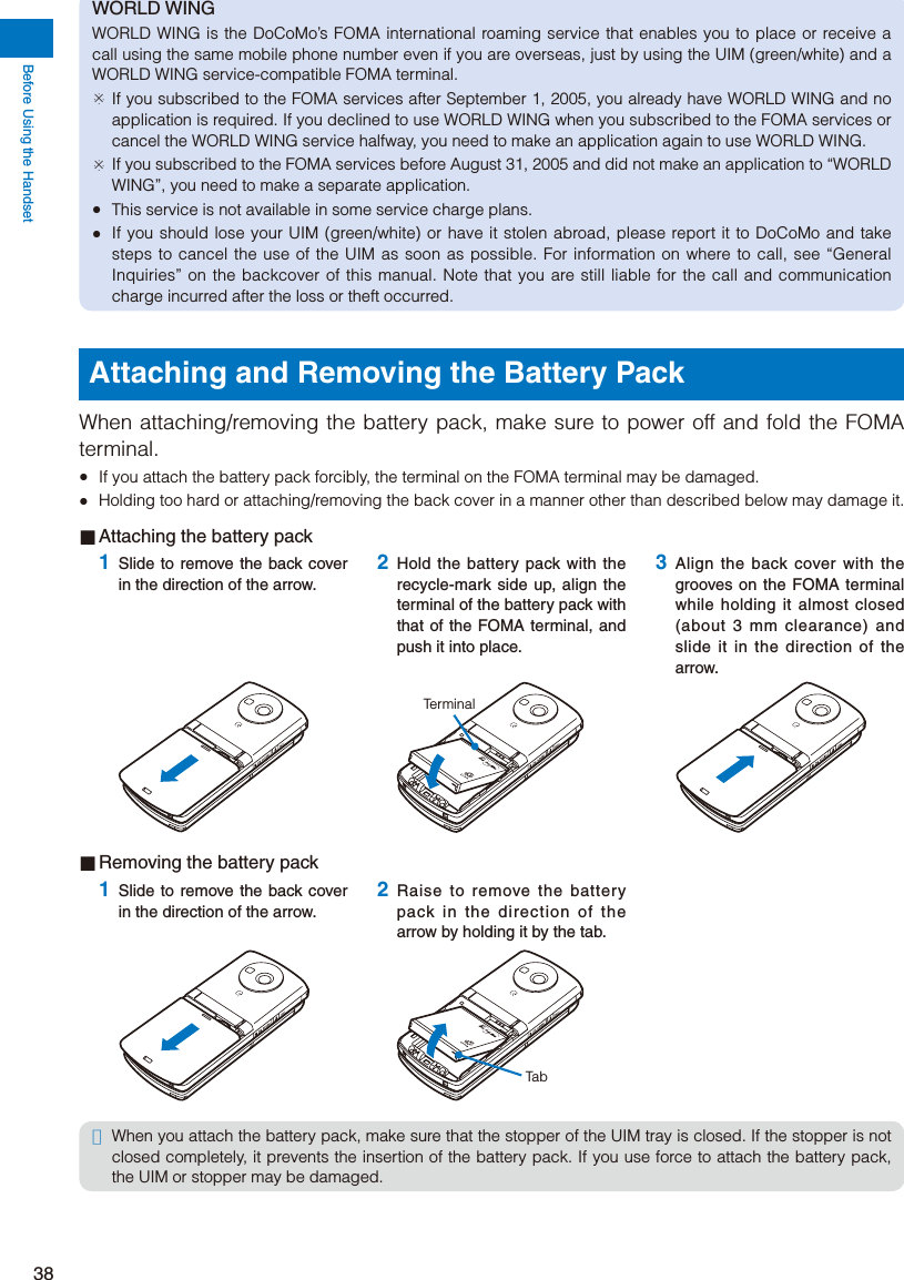 Page 40 of Sony A3624011 Licensed transmitter User Manual 