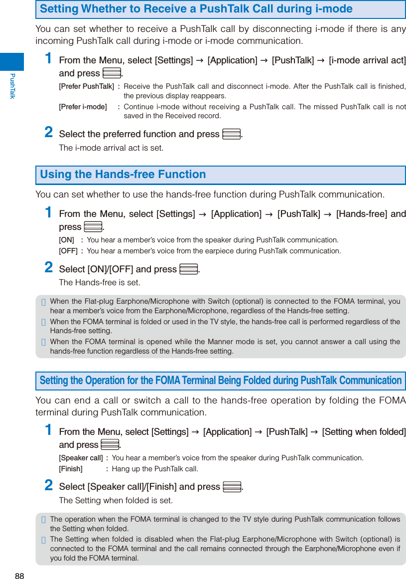 Page 90 of Sony A3624011 Licensed transmitter User Manual 