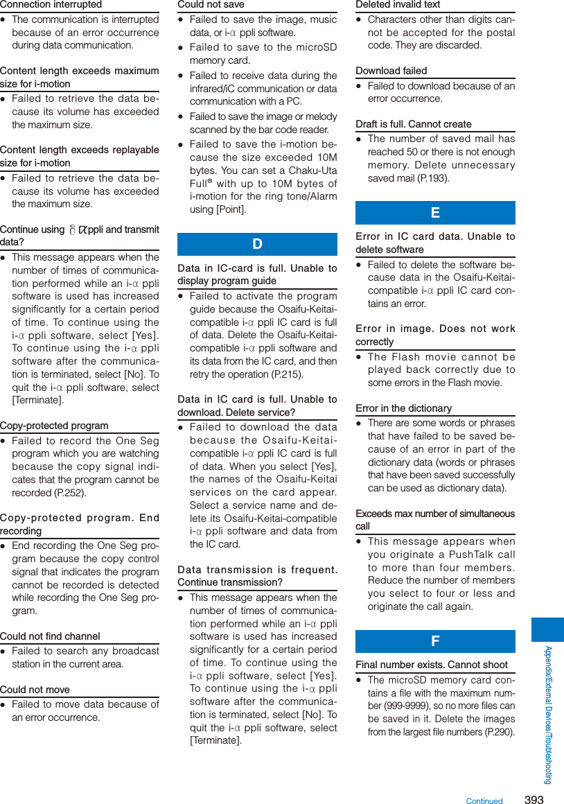 Page 145 of Sony A3624011 Licensed transmitter User Manual 