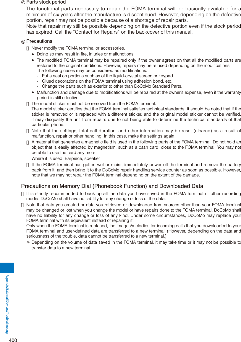 Page 152 of Sony A3624011 Licensed transmitter User Manual 