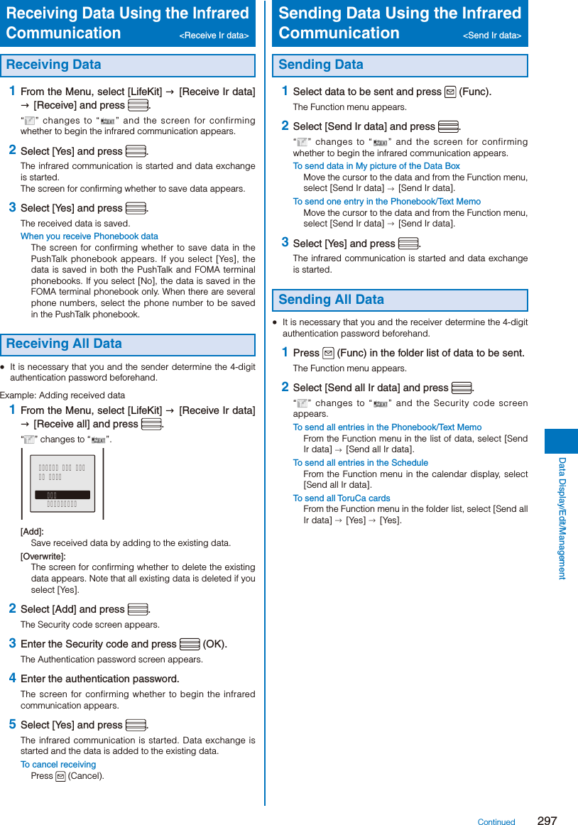 Page 49 of Sony A3624011 Licensed transmitter User Manual 