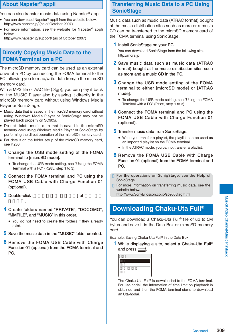 Page 61 of Sony A3624011 Licensed transmitter User Manual 