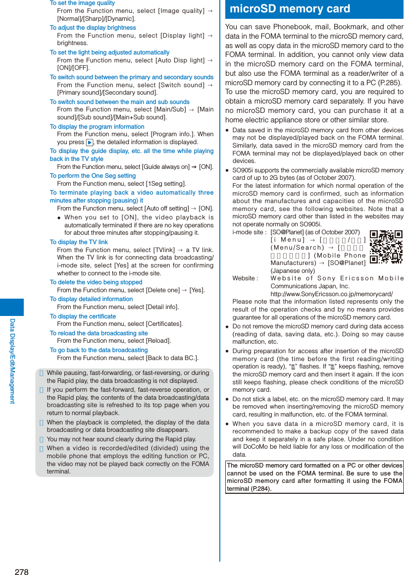 Page 30 of Sony A3624011 Licensed transmitter User Manual 