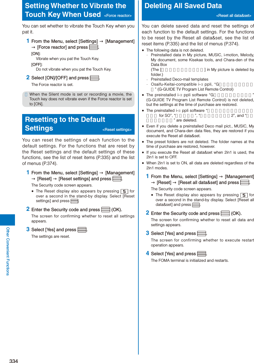 Page 86 of Sony A3624011 Licensed transmitter User Manual 