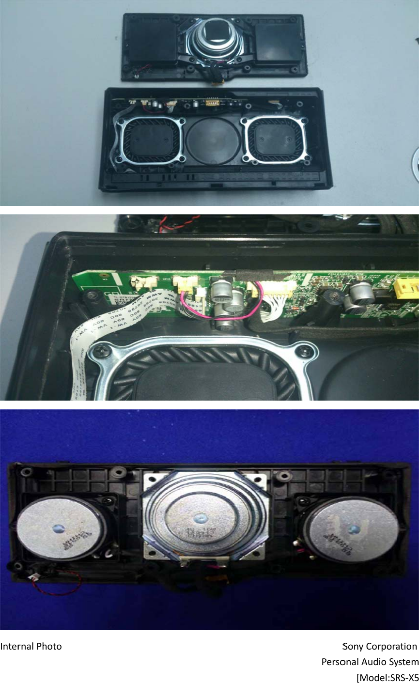 InterrnalPhotoSPersoSonyCorporaonalAudioSy[Model:SRationystemRS‐X5