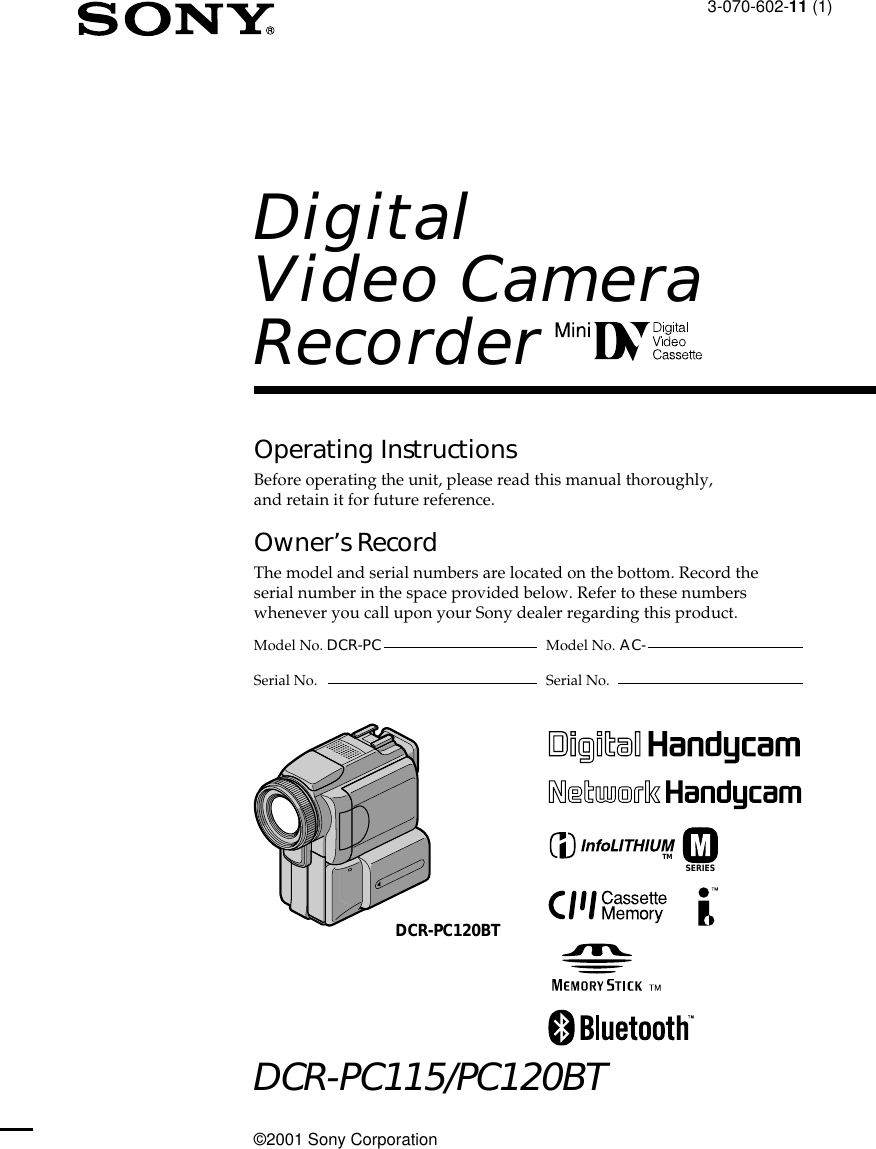 digital video camera recorder sony