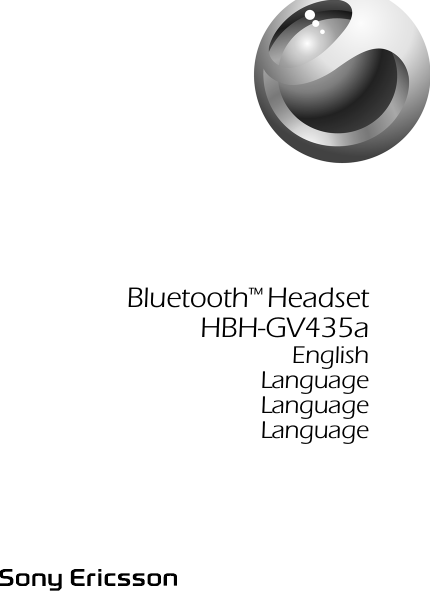 Bluetooth™ HeadsetHBH-GV435aEnglishLanguageLanguageLanguage