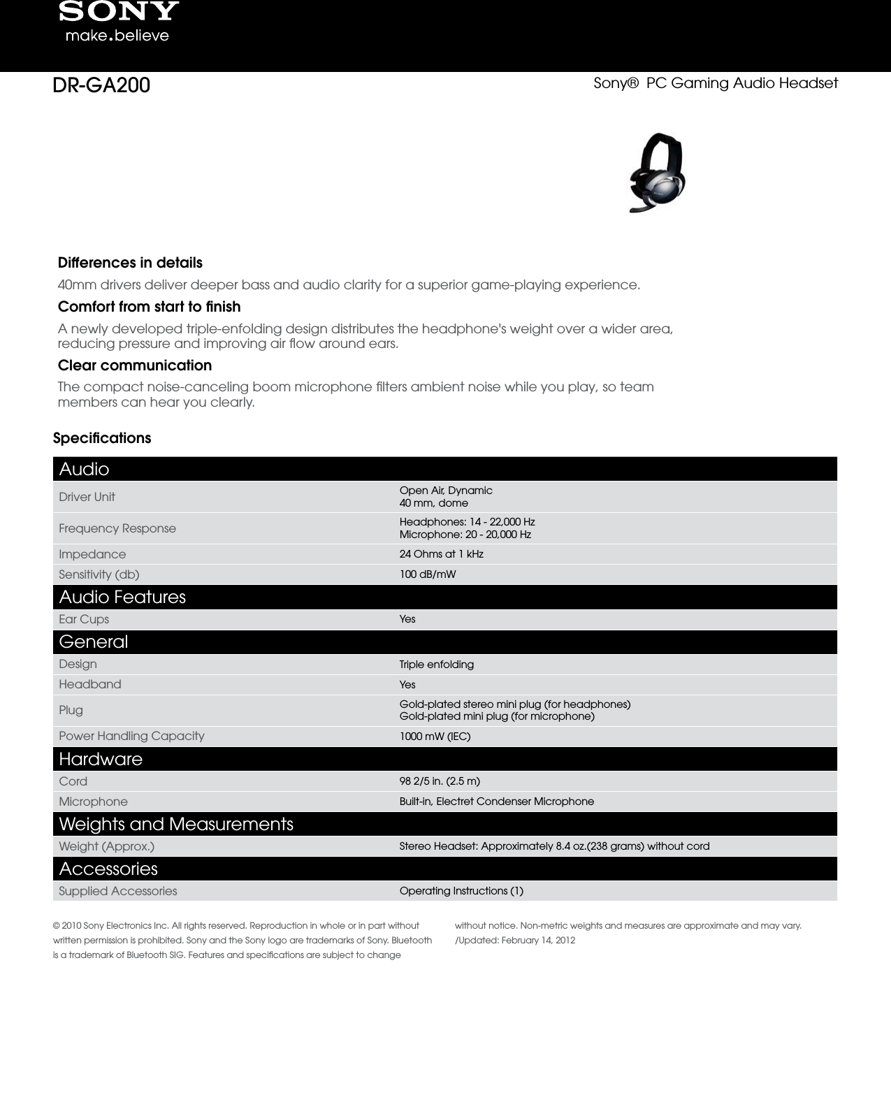 adsl 2 2 Array - sony dr ga200 user manual marketing specifications drga200  mksp rh usermanual wiki ...