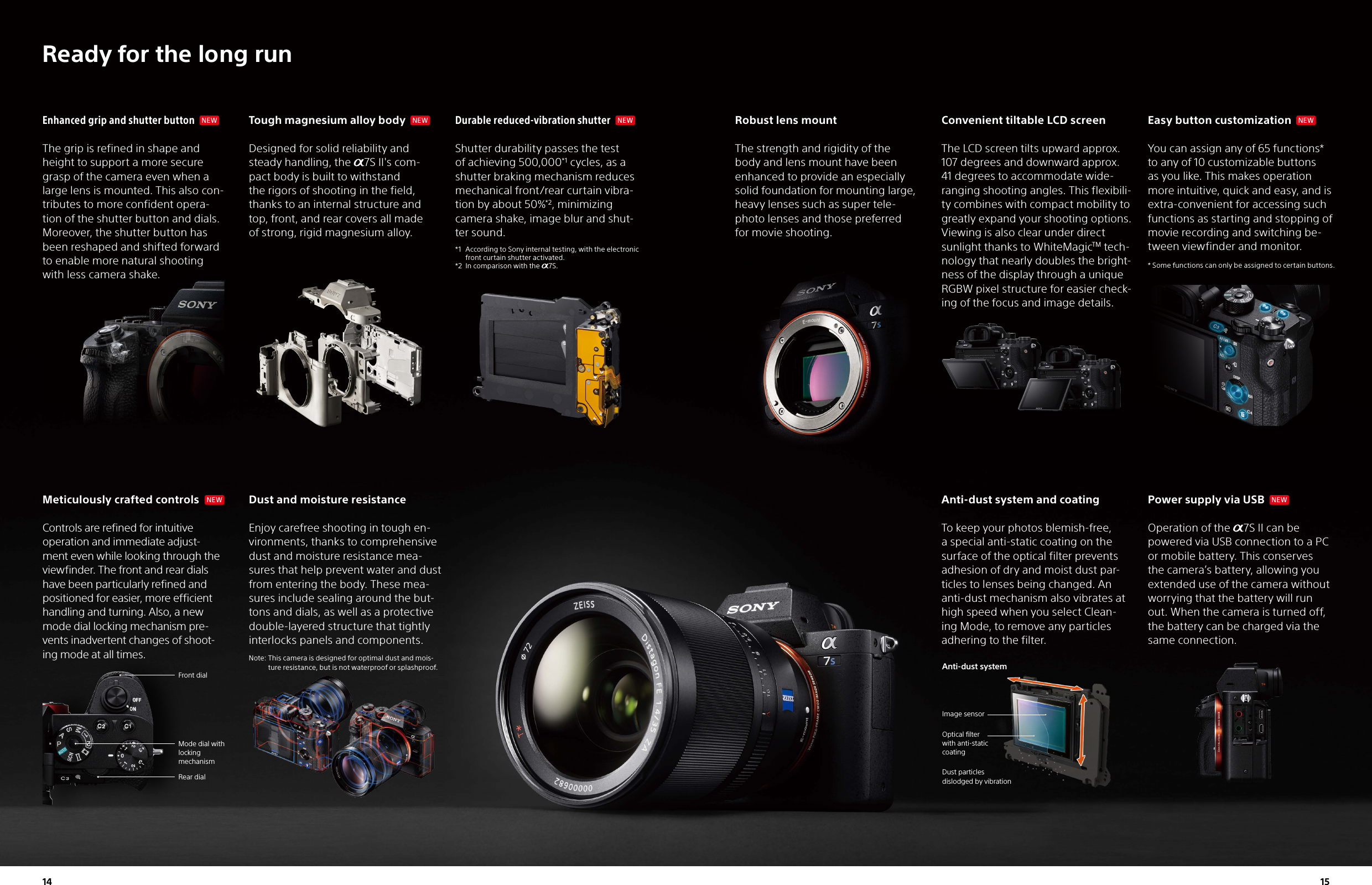 Page 8 of 10 - Sony ILCE-7SM2 User Manual Brochure (Large File - 13.27 MB) ILCE7SM2 Mksp