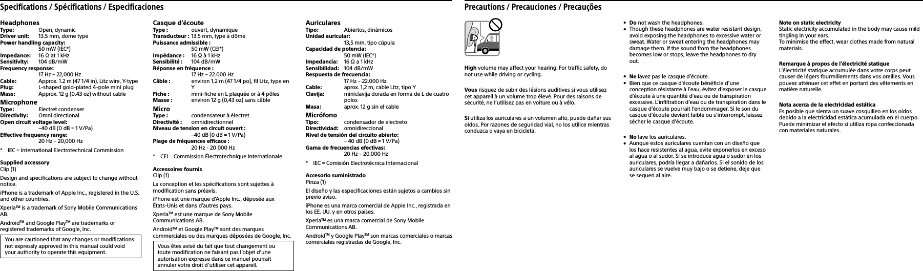 Sony Mdr As210ap User Manual Operating Instructions