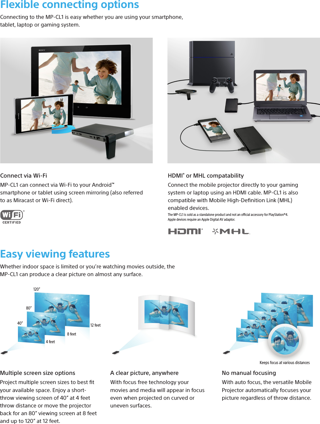 Page 3 of 5 - Sony MP-CL1 User Manual Brochure MPCL1