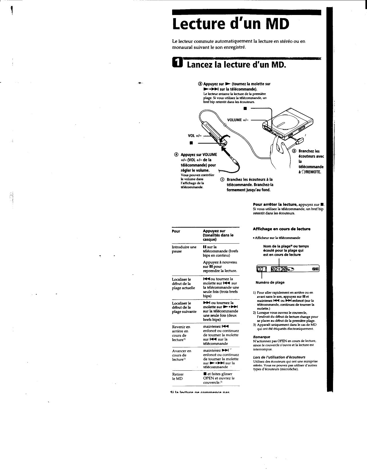 Page 9 of 12 - Sony MZ-E25 Primary User Manual MZE25