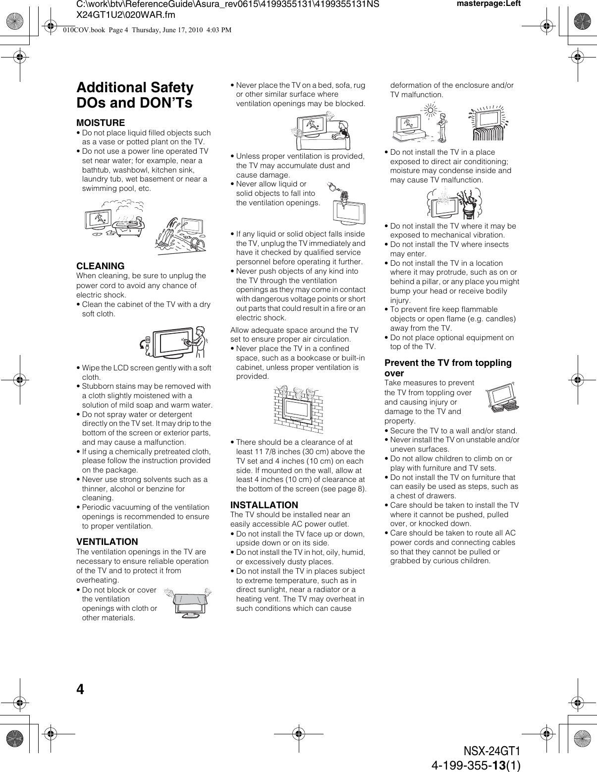 Page 4 of 12 - Sony NSX-32GT1 NSX-24/32/40/46GT1 Reference Guide User Manual  To The 87a70e05-cb2d-410e-9866-adddc0c457d3