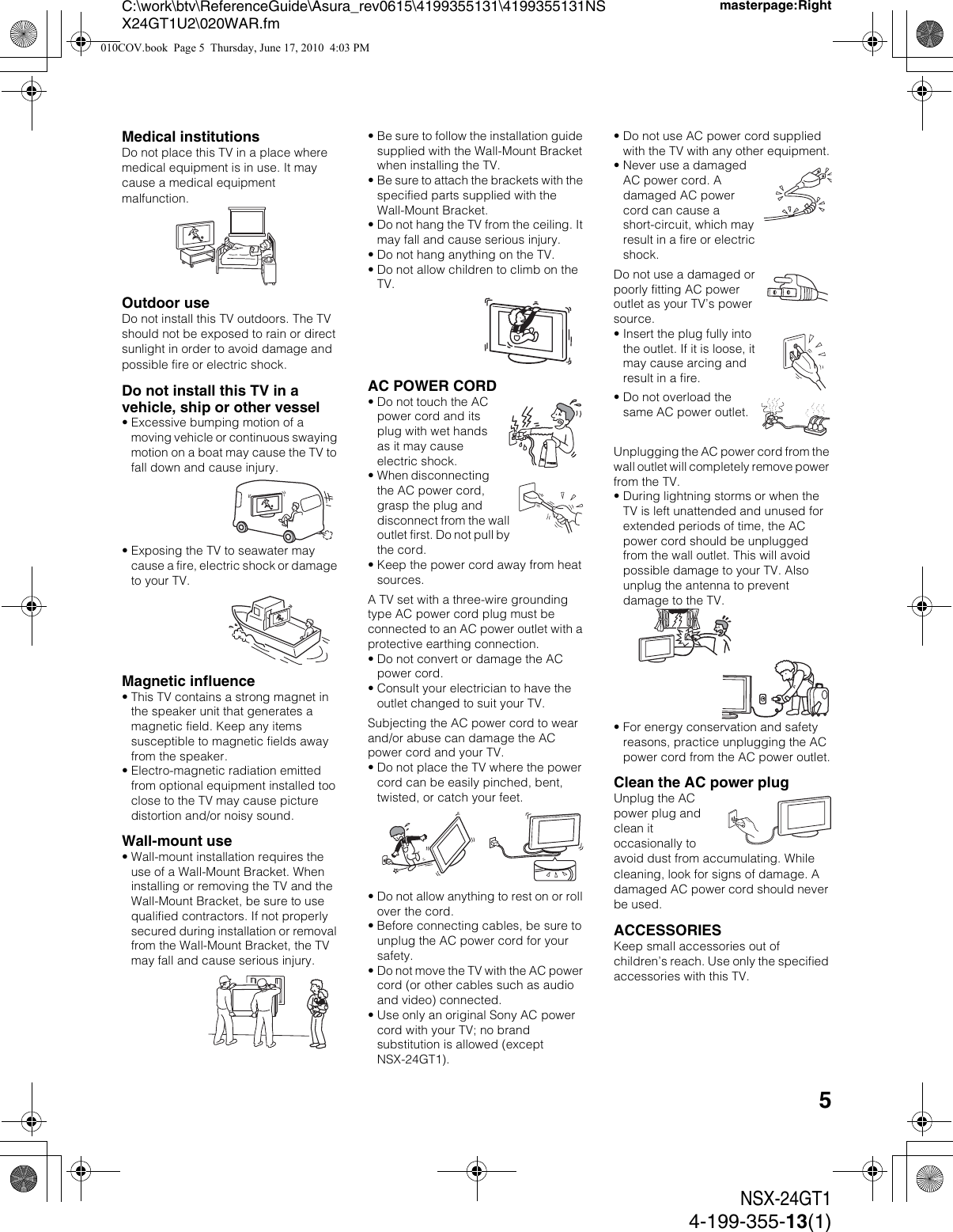 Page 5 of 12 - Sony NSX-32GT1 NSX-24/32/40/46GT1 Reference Guide User Manual  To The 87a70e05-cb2d-410e-9866-adddc0c457d3
