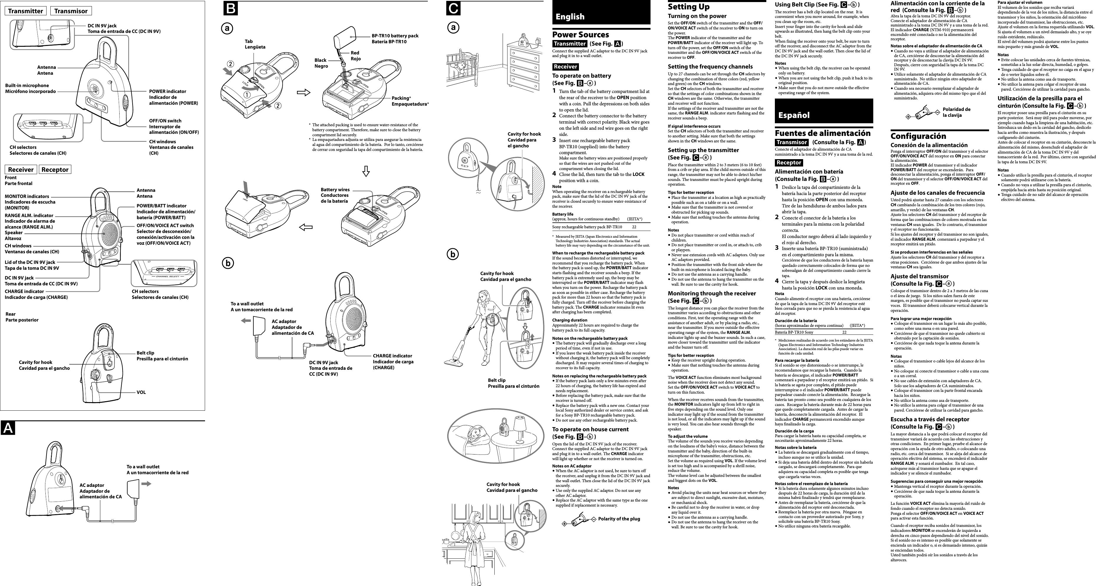 Sony NTM 910 User Manual Operating Instructions NTM910 EN ES