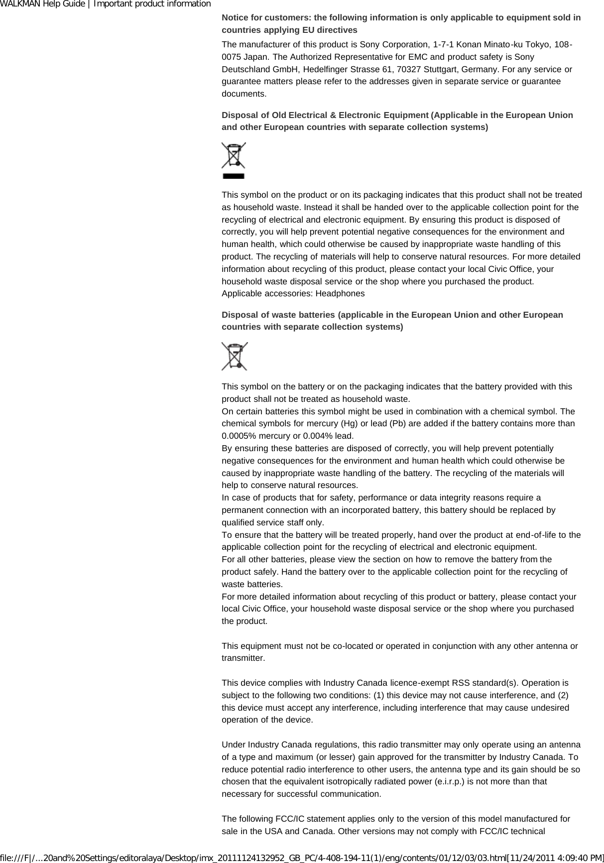 Page 231 of Sony NWZZ1000 Digital Media Player User Manual WALKMAN Help Guide   Top page