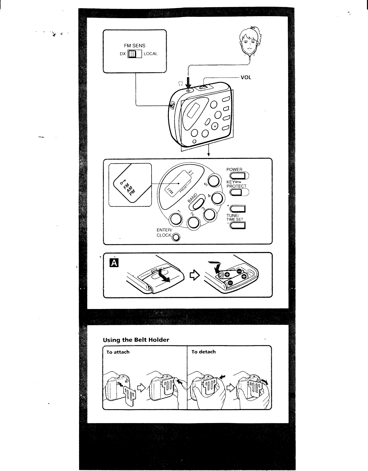 Page 5 of 6 - Sony SRF-M32 User Manual Operating Instructions (primary Manual) SRFM32