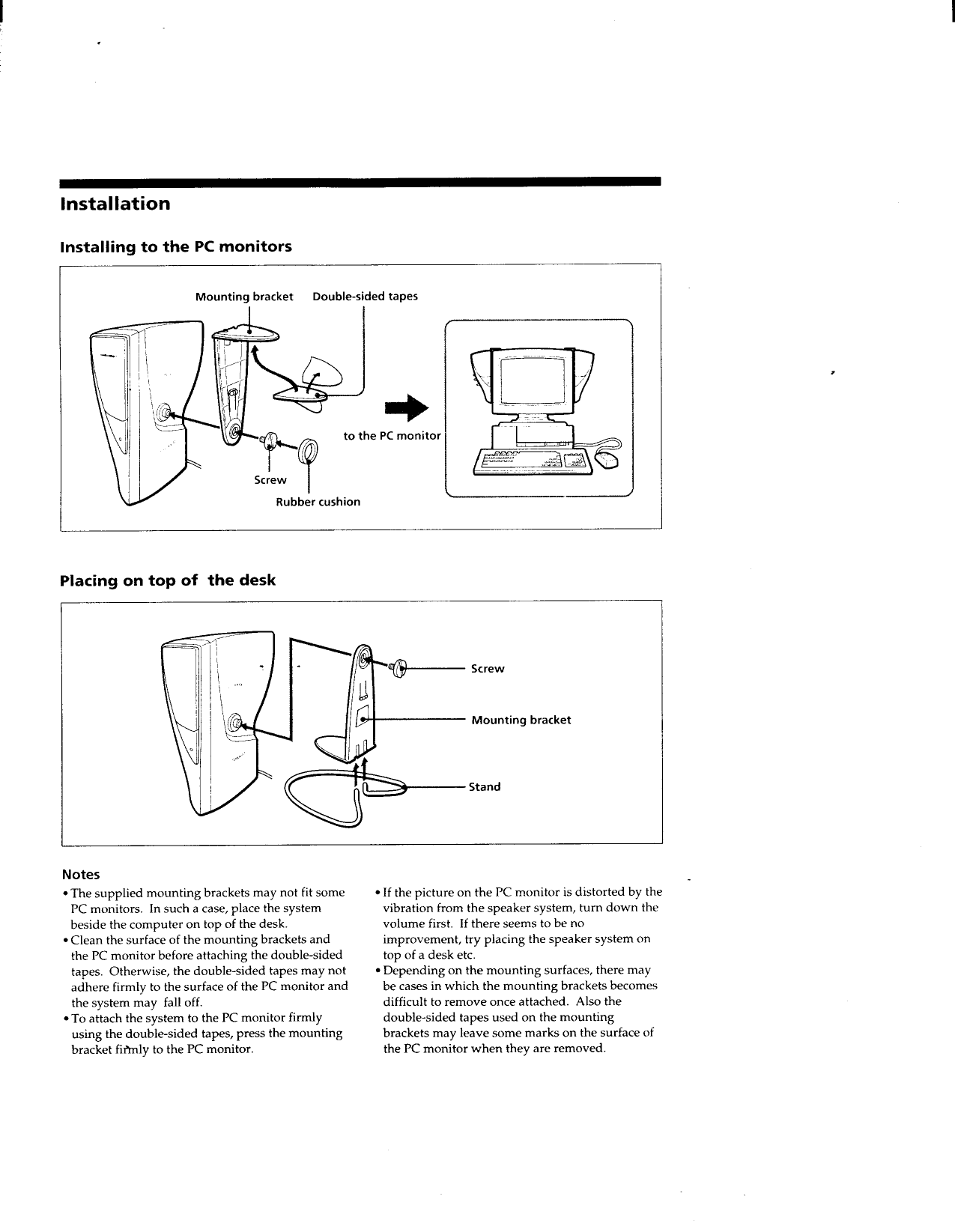 Page 5 of 6 - Sony SRS-PC51 User Manual Operating Instructions SRSPC51
