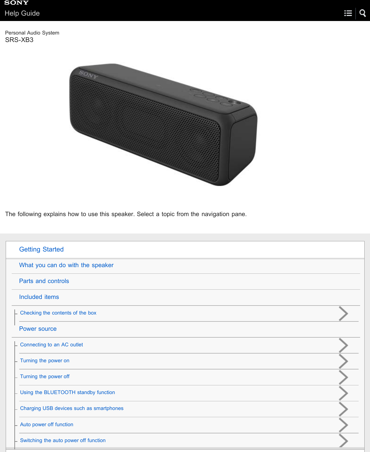 Sony srs xb3 2024 pairing two speakers