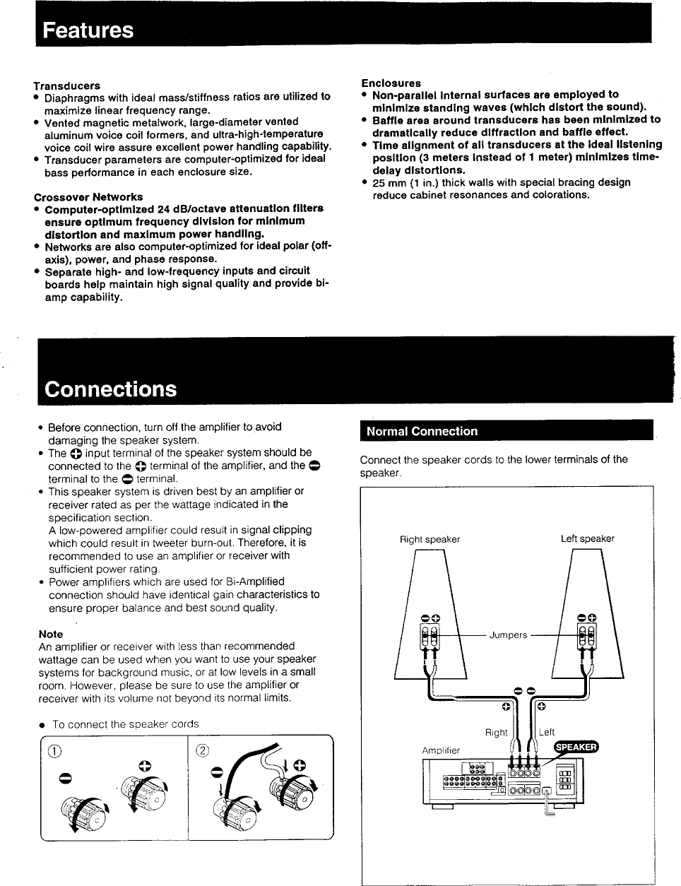 Page 2 of 4 - Sony SS-M7 Primary User Manual SSM7