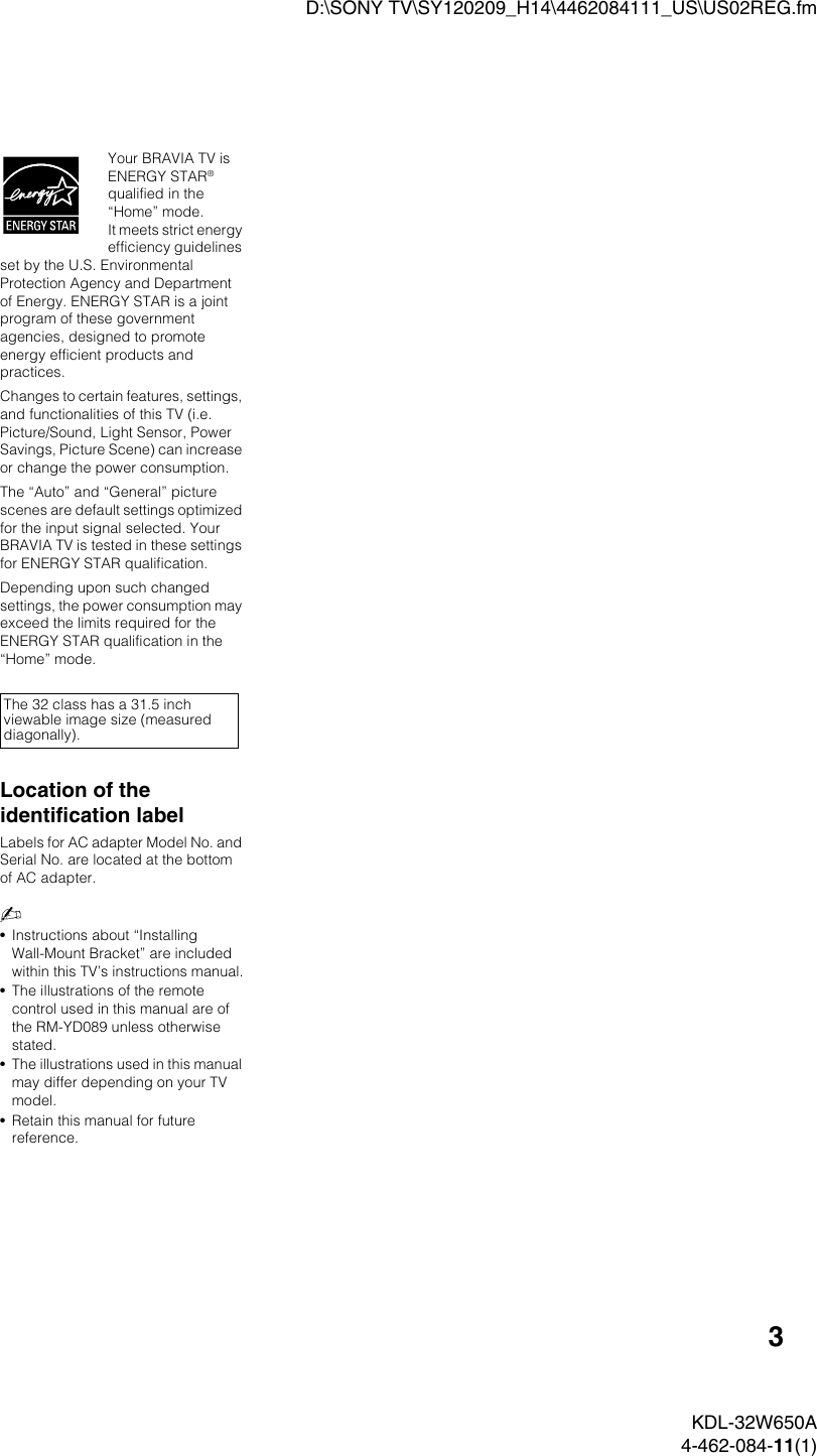 click to preview Array - sony bravia kdl 32w650a users manual rh usermanual  wiki