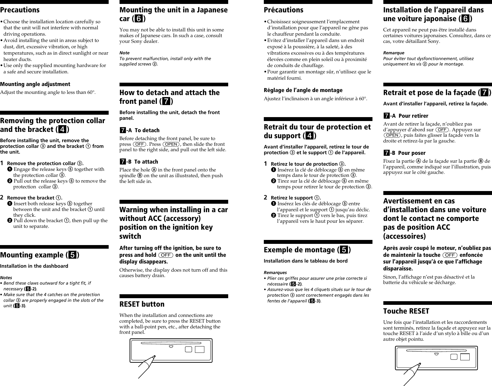 Page 4 of 4 - Sony Sony-Cdx-Ca810X-Installation-Instructions- US+1U.p65  Sony-cdx-ca810x-installation-instructions
