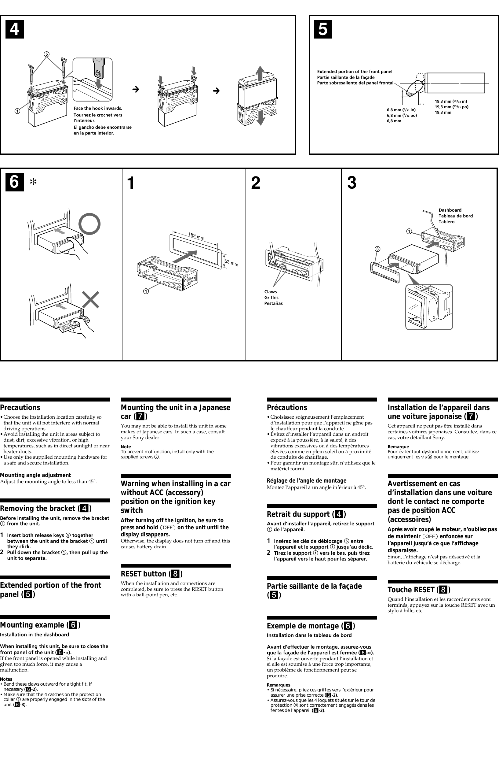 Page 3 of 4 - Sony Sony-Cdx-M8805X-Installation-Instructions- CDX-M8805X/M8800  Sony-cdx-m8805x-installation-instructions