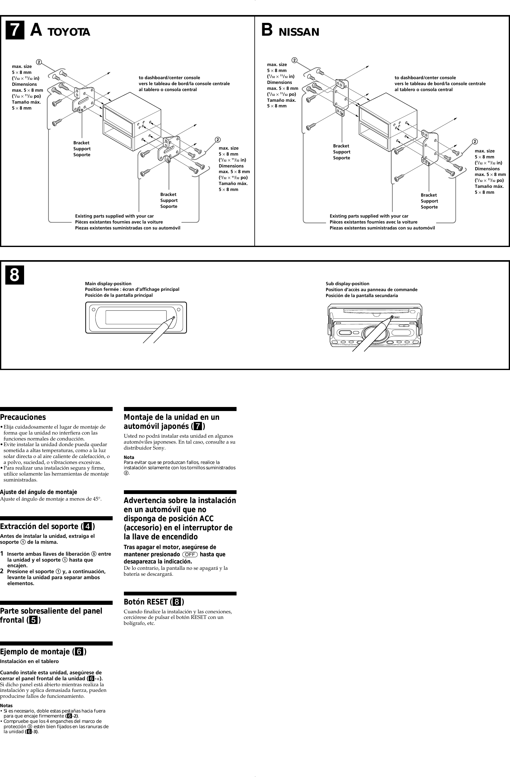 Page 4 of 4 - Sony Sony-Cdx-M8805X-Installation-Instructions- CDX-M8805X/M8800  Sony-cdx-m8805x-installation-instructions