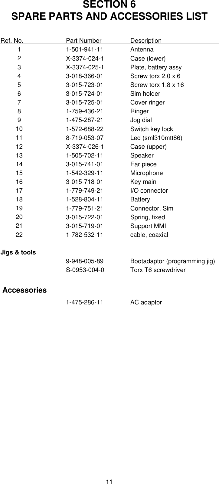 Page 10 of 11 - Sony Sony-Cmd-X2000-Users-Manual-  Sony-cmd-x2000-users-manual