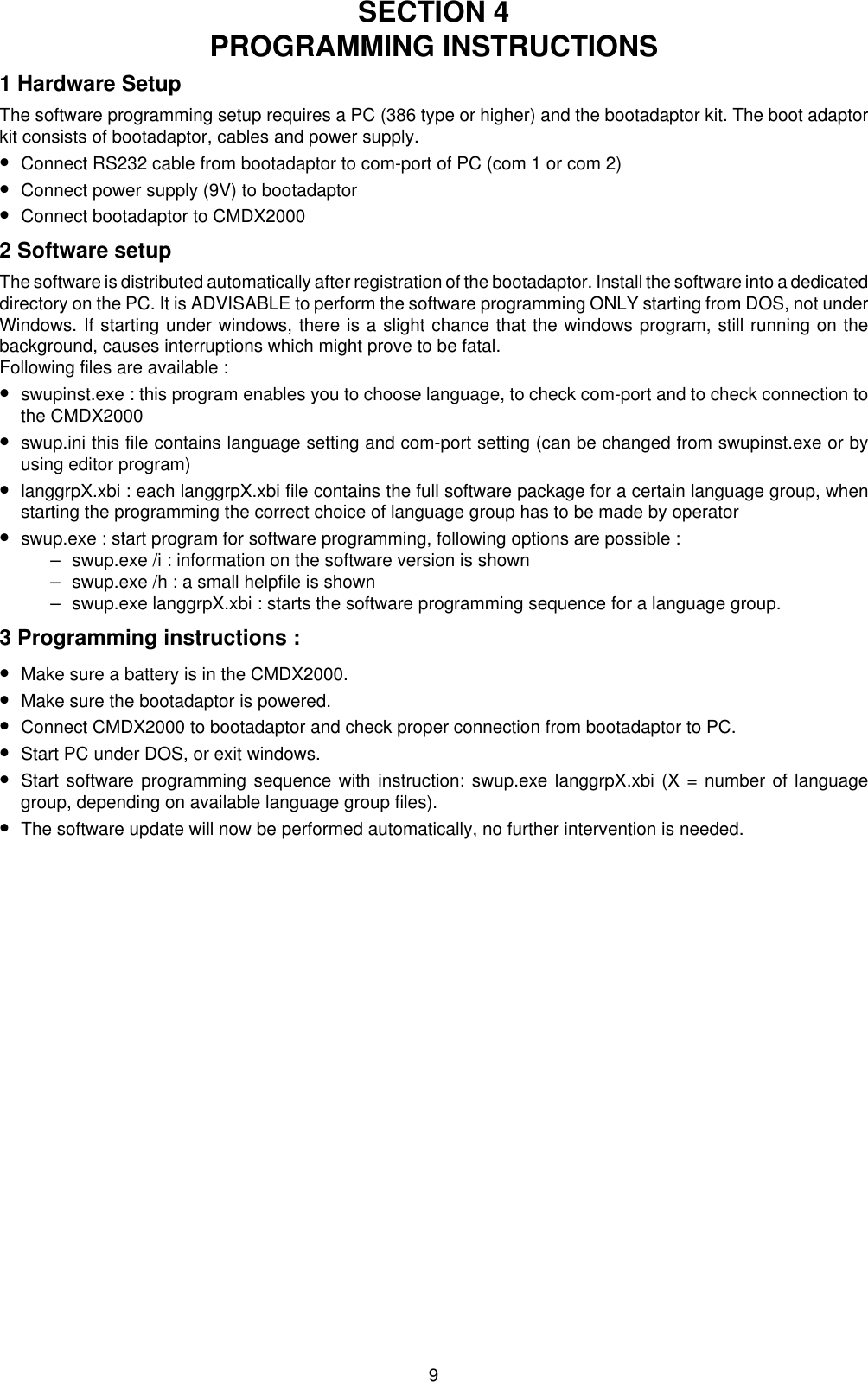 Page 8 of 11 - Sony Sony-Cmd-X2000-Users-Manual-  Sony-cmd-x2000-users-manual