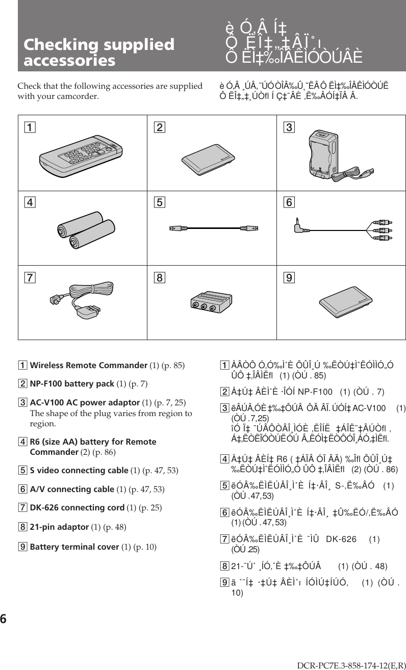 Sony Dcr Pc7e Users Manual