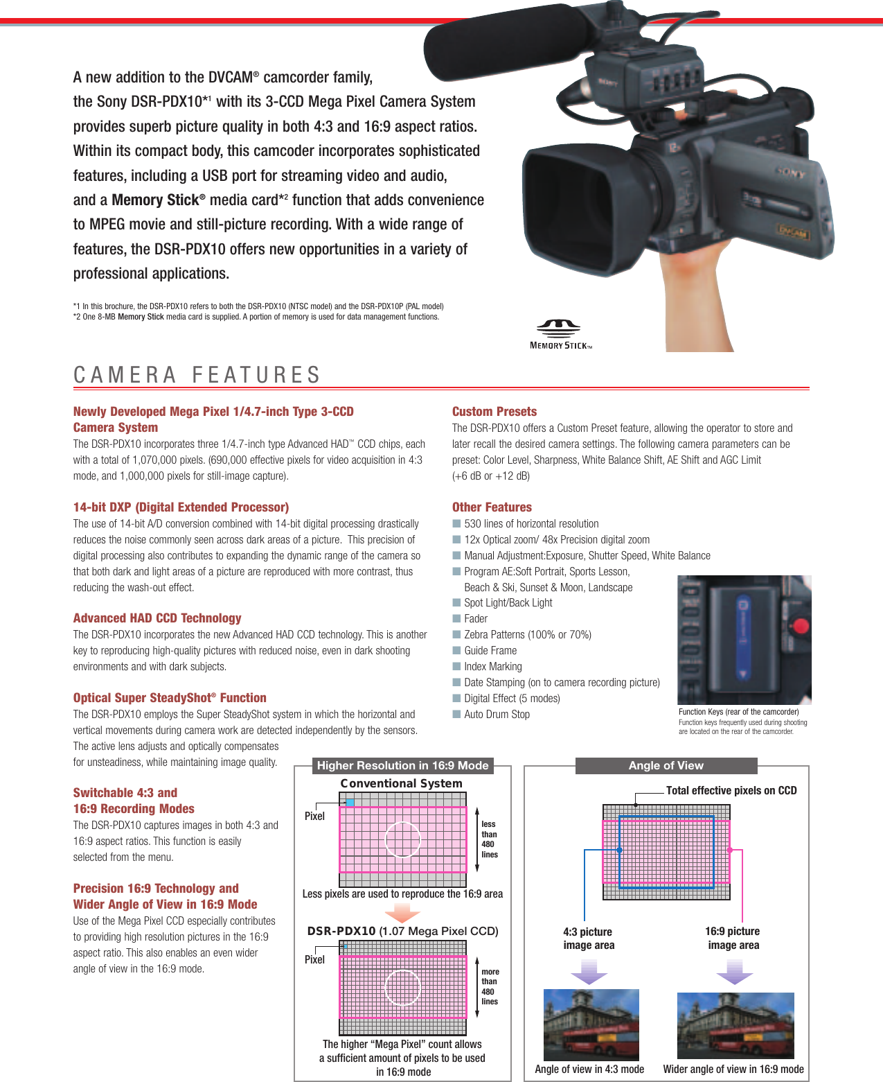 Page 2 of 4 - Sony Sony-Dsr-Pdx10-Users-Manual- SONY47027_DSR-PDX10  Sony-dsr-pdx10-users-manual
