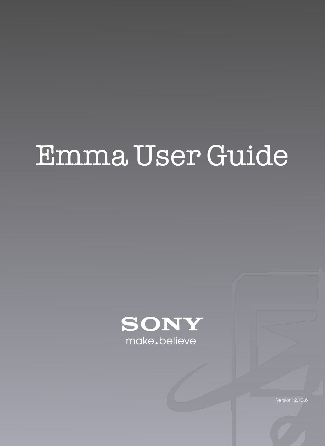 Sony Emma Users Manual ManualsLib Makes It Easy To Find Manuals Online!