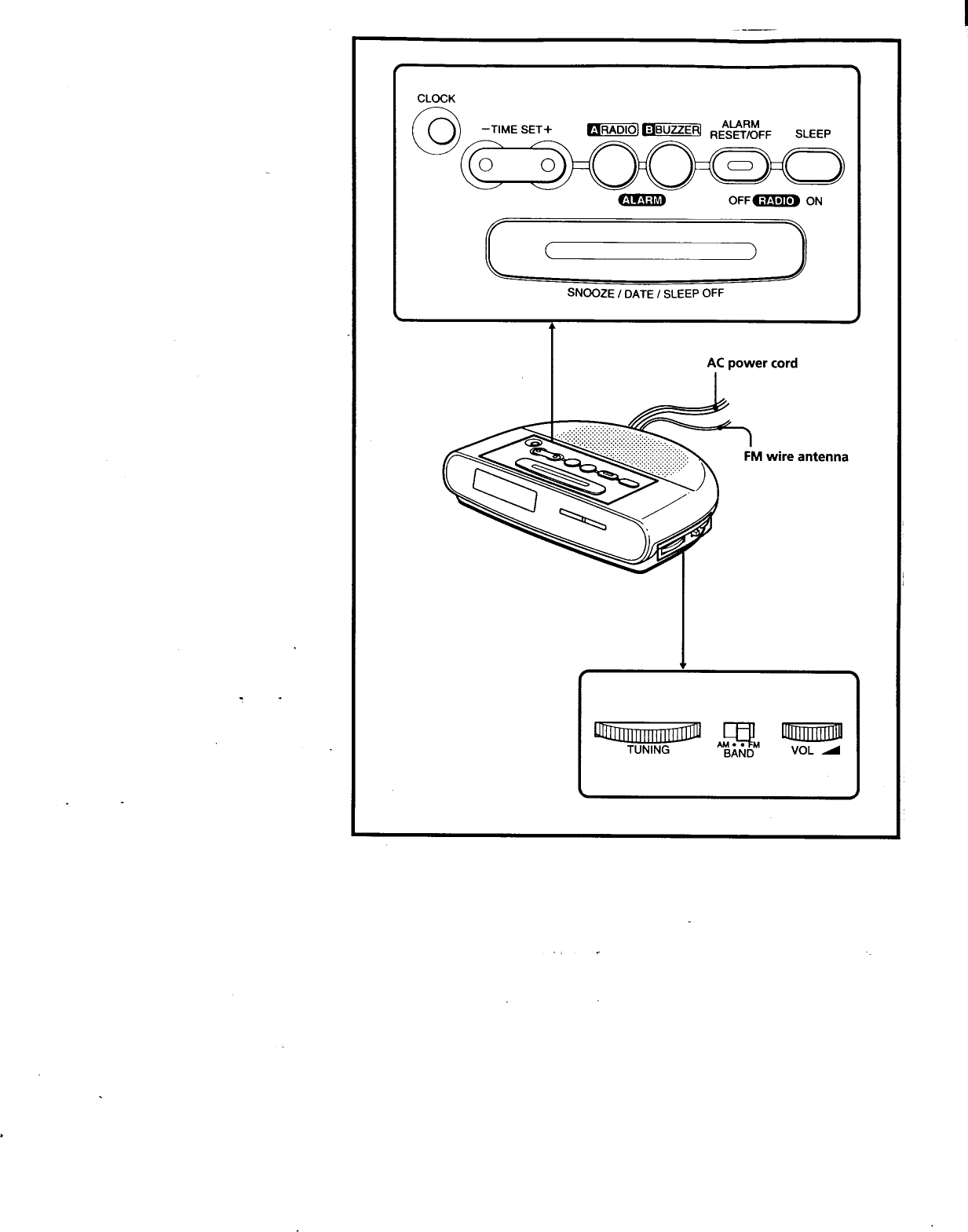 Sony Fm Am Clock Radio Dream Machine Icf C390 Users Manual