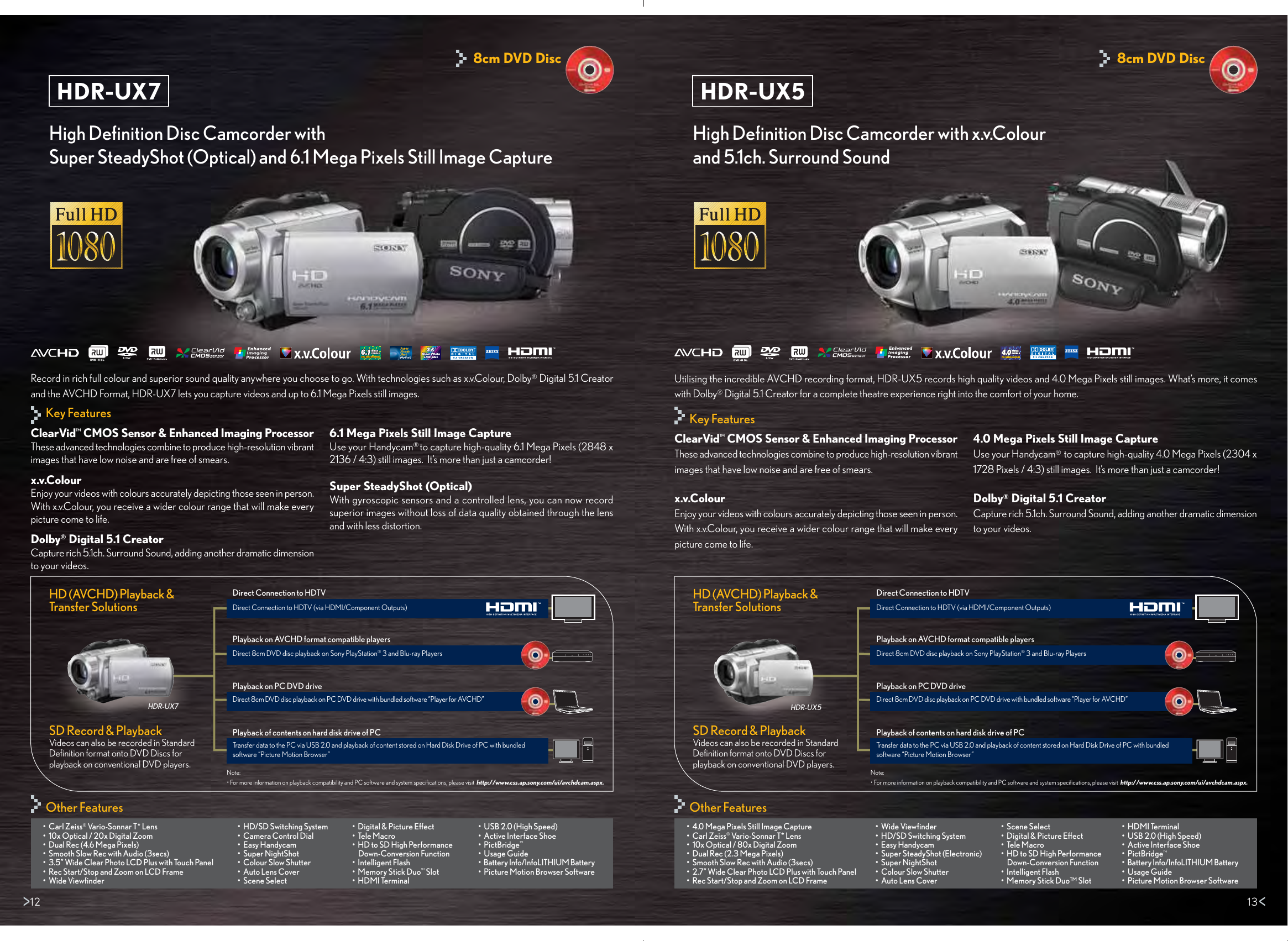 Page 7 of 10 - Sony Sony-Handycam-Hdr-Hc7-Users-Manual-  Sony-handycam-hdr-hc7-users-manual