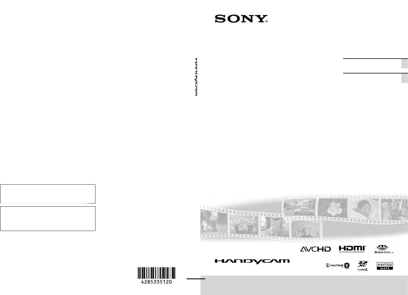 Sony Hdr Pj50 Users Manual