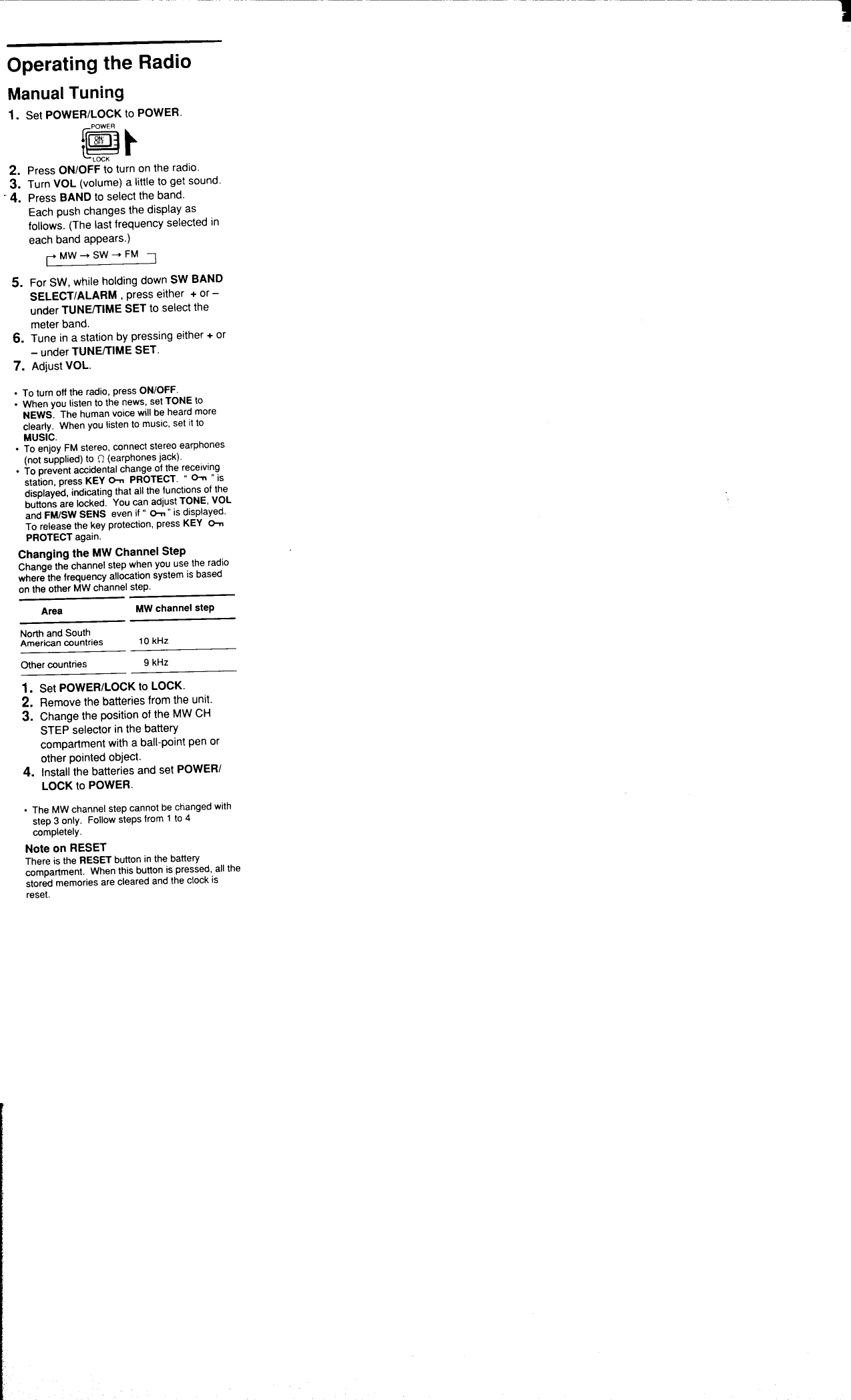 Page 8 of 11 - Sony Sony-Icf-Sw30-Users-Manual-  Sony-icf-sw30-users-manual