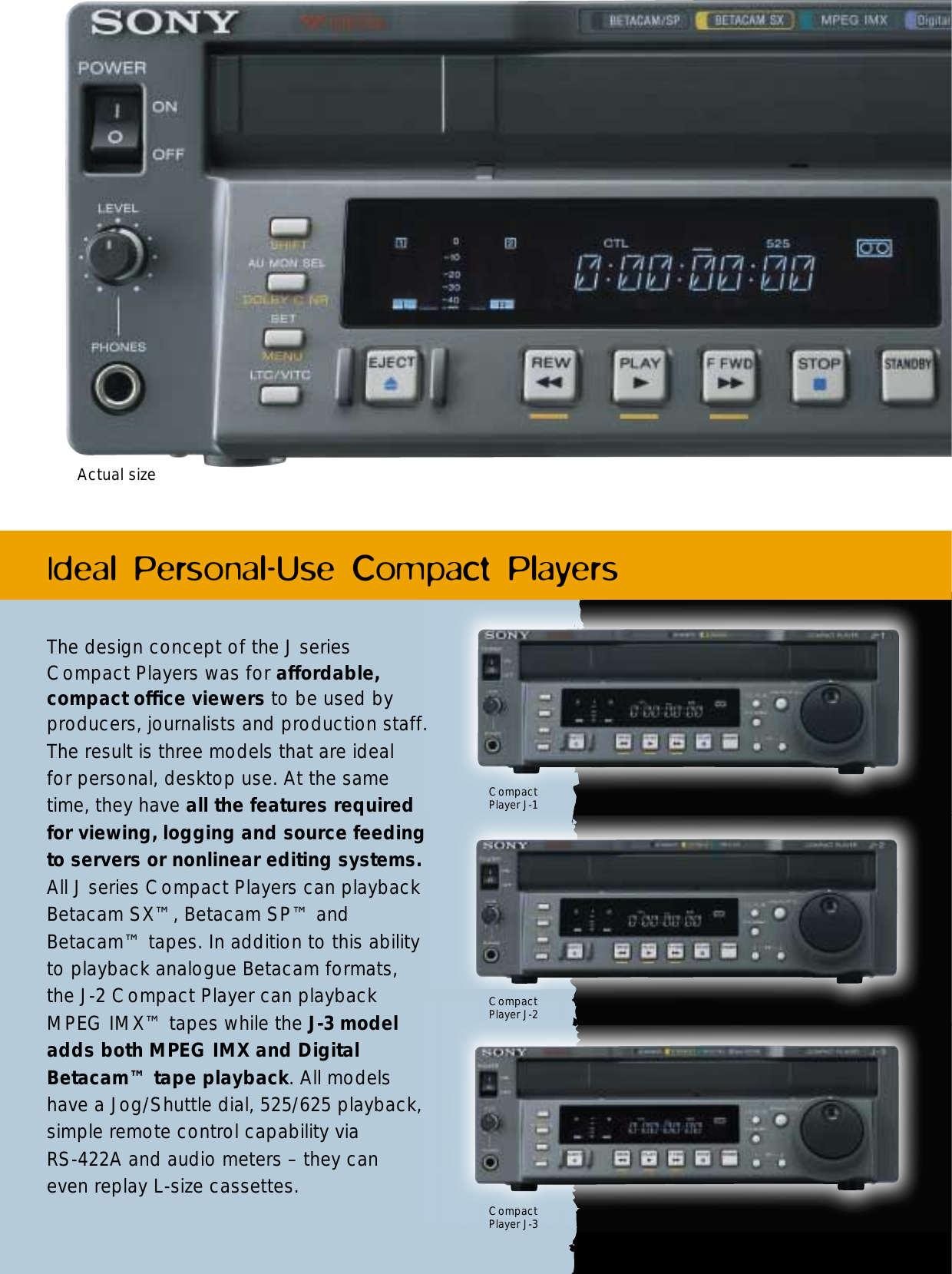 Page 2 of 6 - Sony Sony-J-1-Users-Manual-  Sony-j-1-users-manual