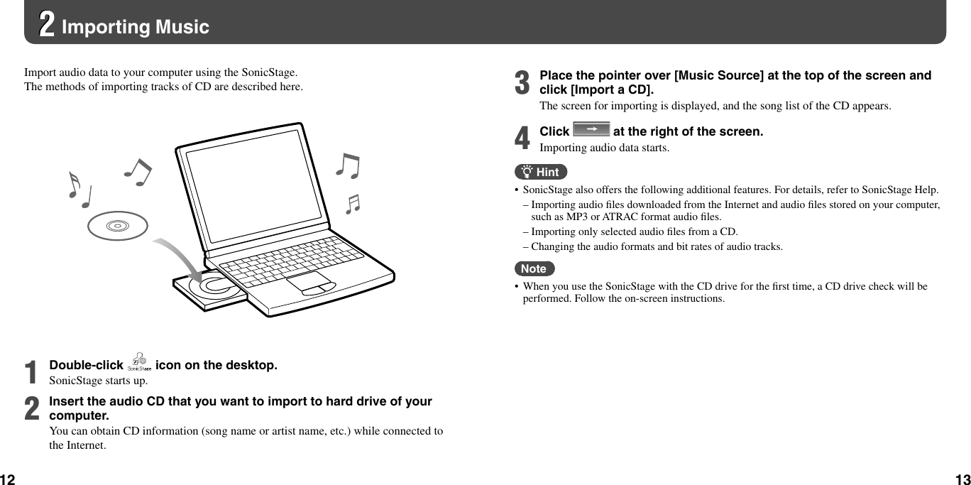 Page 7 of 11 - Sony Sony-Nw-E002-Quick-Start-Manual- NW-E002F / E003F E005F E002 E003 E005  Sony-nw-e002-quick-start-manual