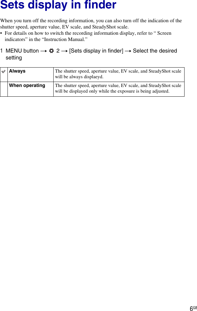 Page 6 of 7 - Sony Sony-Slt-A55V-Update-Manual- SLT-A33/SLT-A55/SLT-A55V  Sony-slt-a55v-update-manual