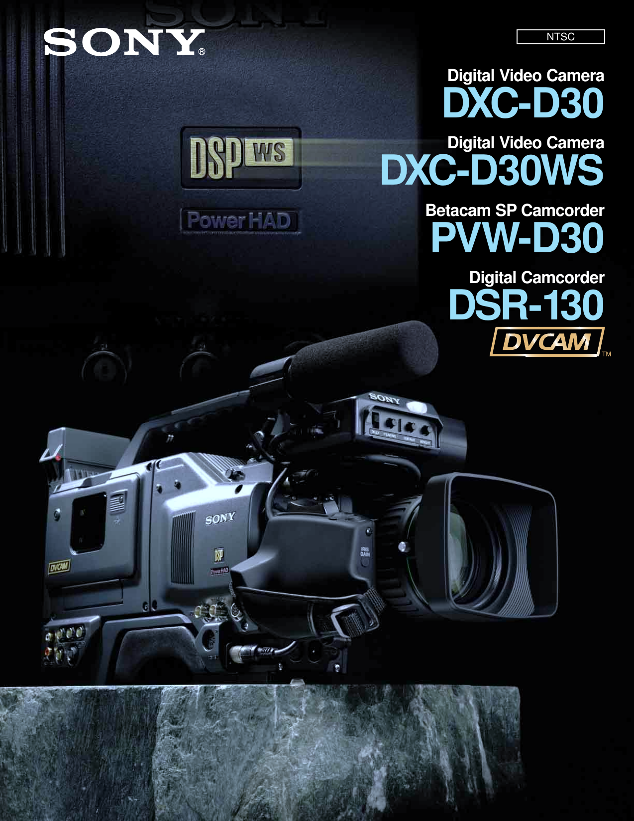 Page 1 of 12 - Sony Sony-Sony-Camcorder-Dxc-D30-Users-Manual- DXC-30 (NTSC)  Sony-sony-camcorder-dxc-d30-users-manual