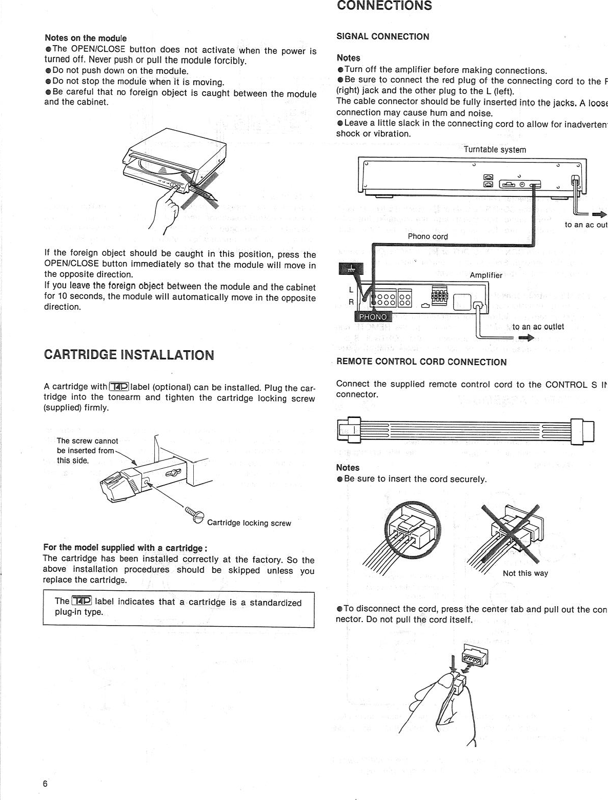 Page 6 of 11 - Sony Sony-Sony-Turntable-Ps-Fl7-Ii-Users-Manual-  Sony-sony-turntable-ps-fl7-ii-users-manual