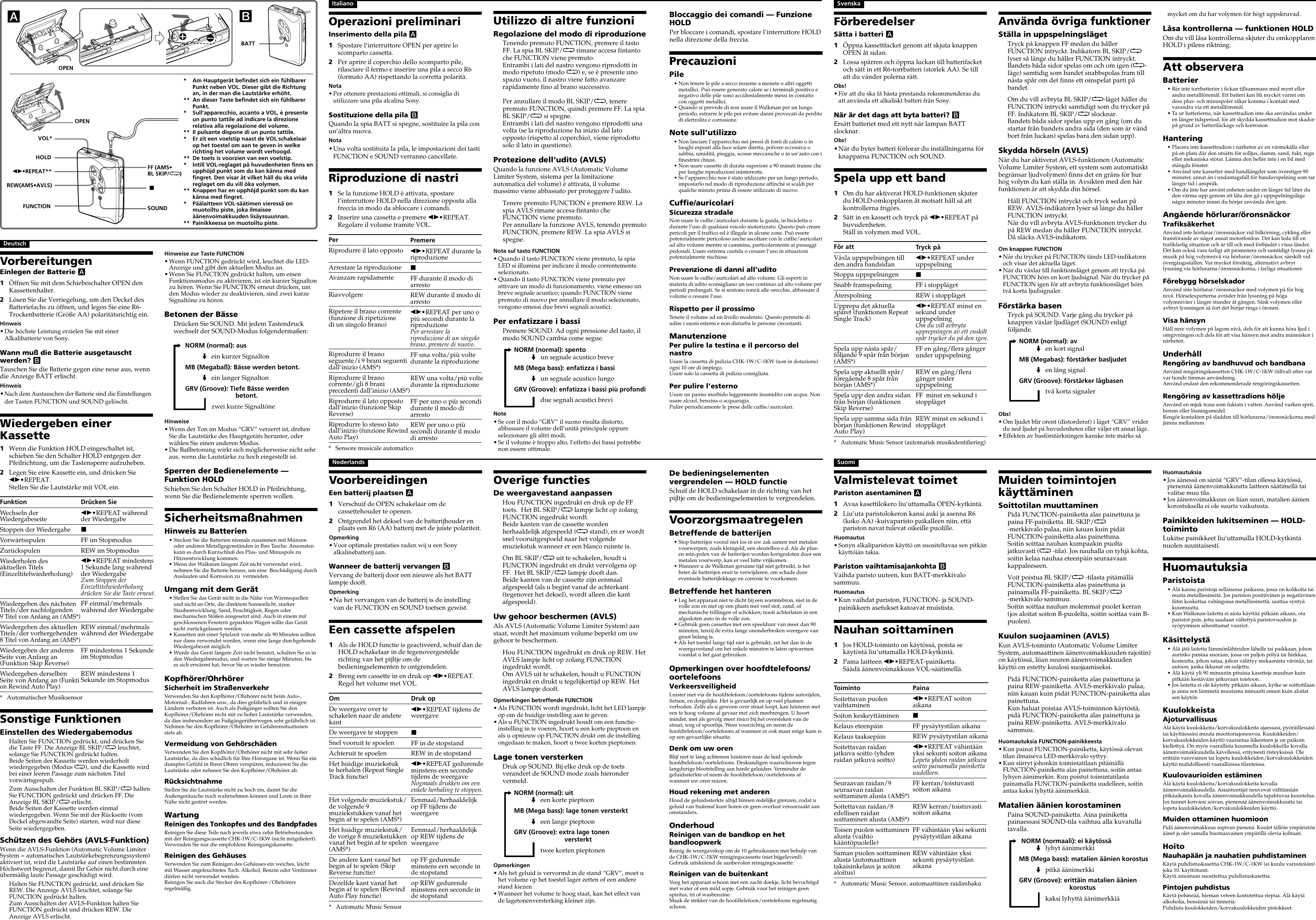 Page 2 of 2 - Sony Sony-Walkman-Wm-Ex521-Users-Manual- WM-EX521  Sony-walkman-wm-ex521-users-manual