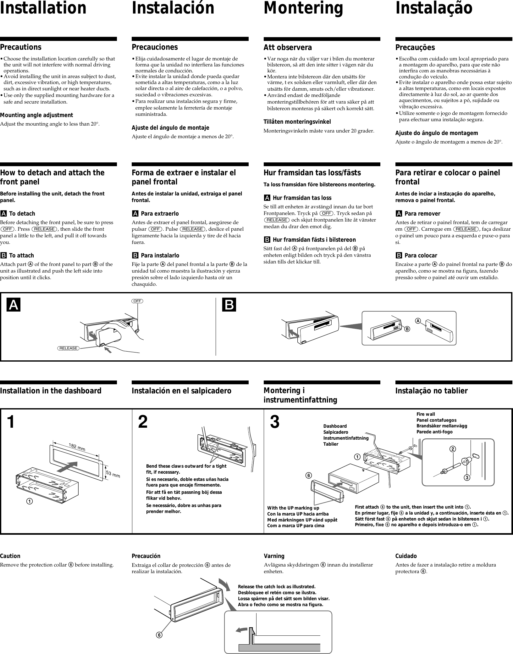 Page 2 of 4 - Sony Sony-Xr-C2300R-Users-Manual- XS-C2300R/1300R  Sony-xr-c2300r-users-manual
