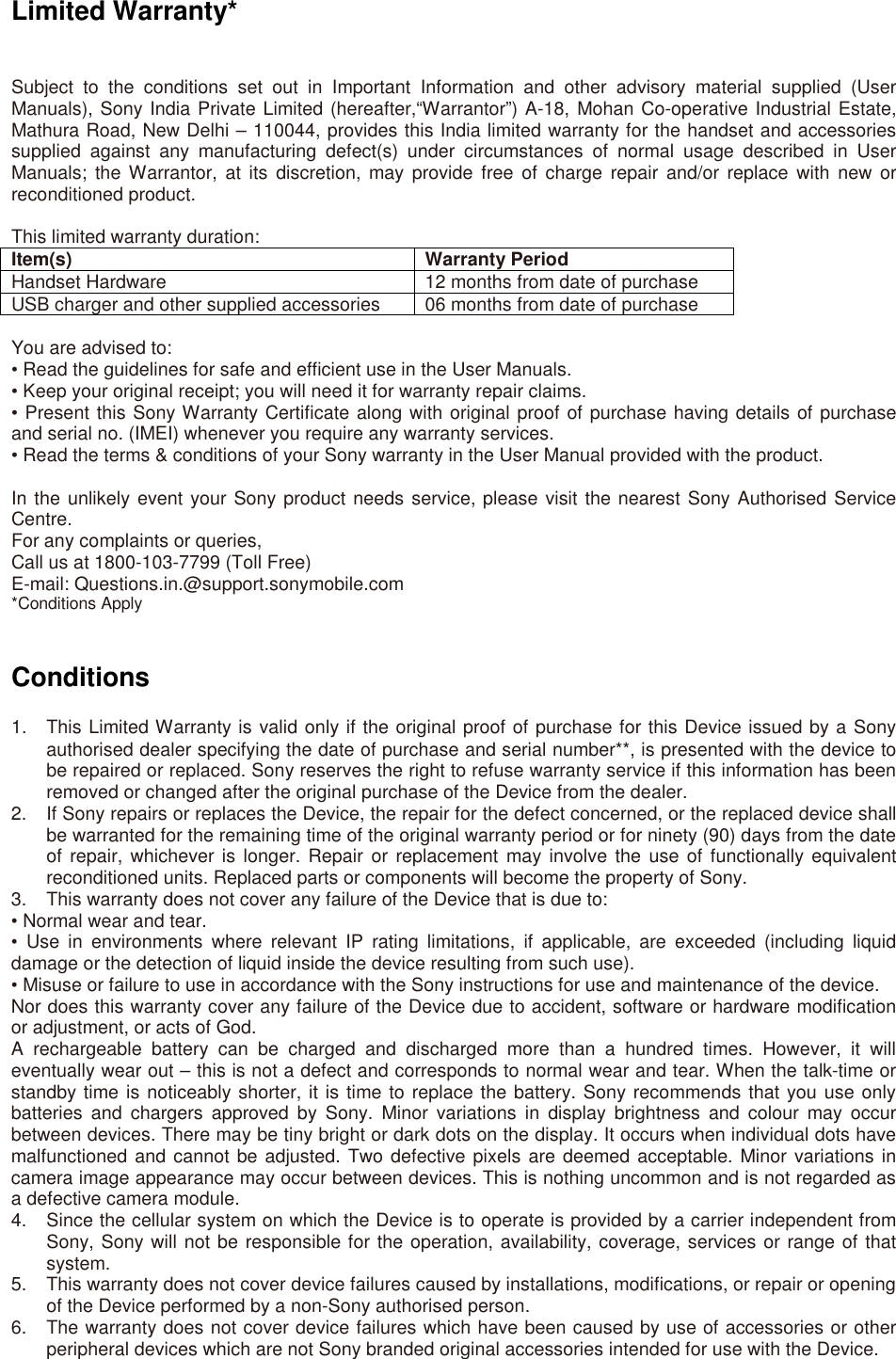 Page 8 of 9 - Warranty G2199 G2299
