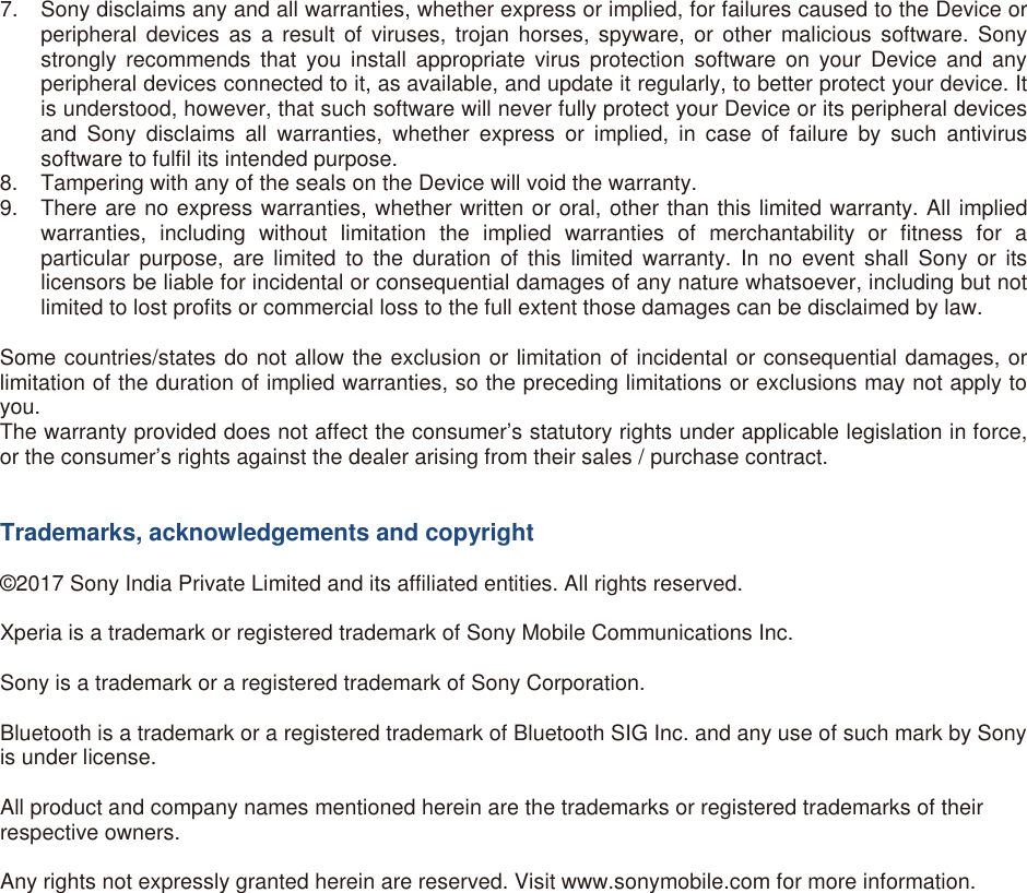 Page 9 of 9 - Warranty G2199 G2299